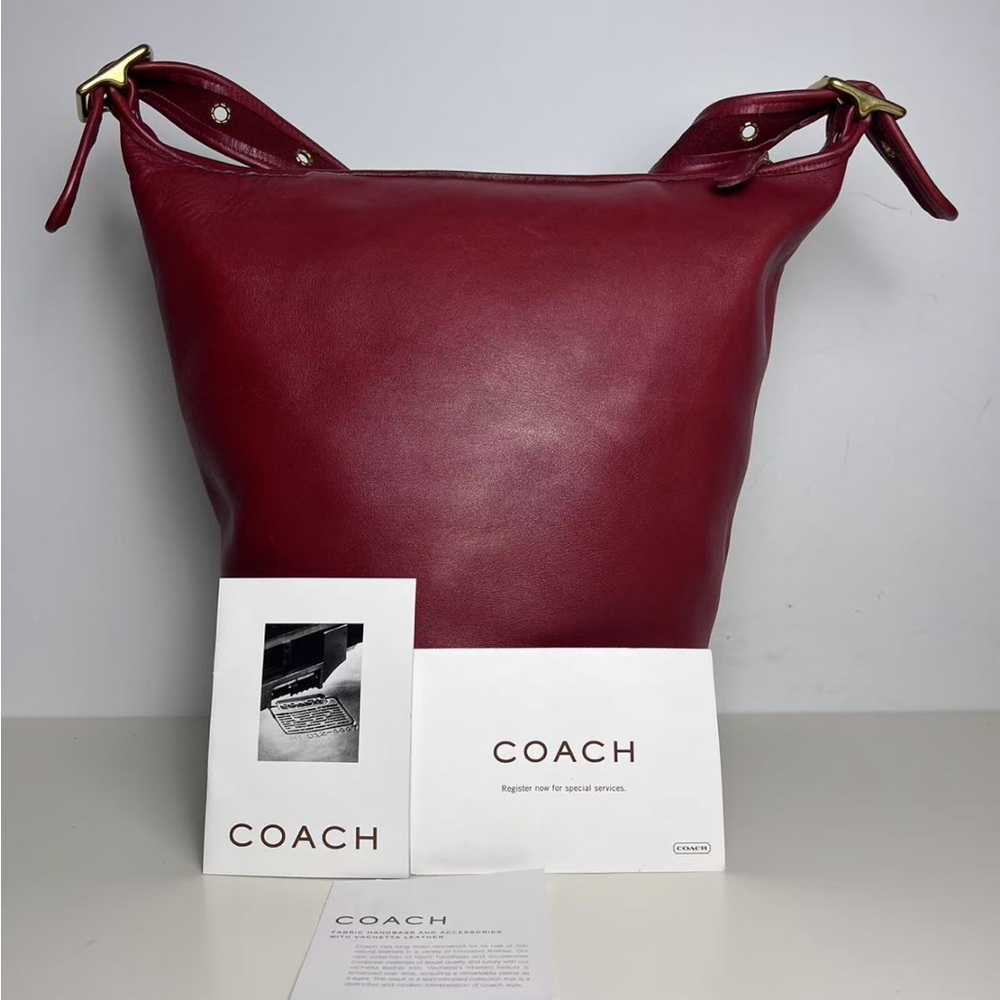 Like New Vintage Coach XL Duffle Sac Bucket Bag #9085